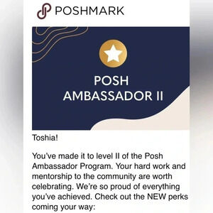 ⭐️⭐️⭐️Posh Ambassador II⭐️⭐️⭐️